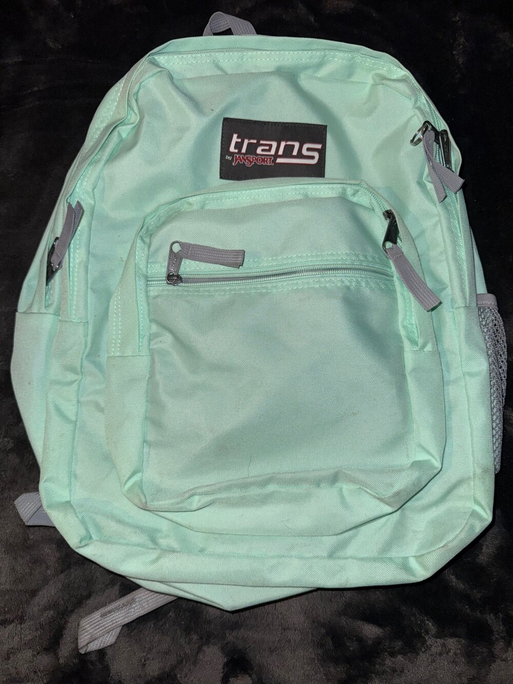 Trans by JanSport Light turquoise Backpack with Gray Straps